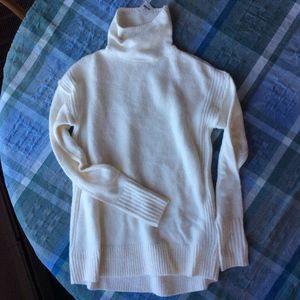 NWT Gap Brushed Turtleneck Sweater, White, XS